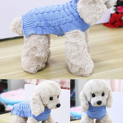 Cashmere Twisted Rope Pet Sweater