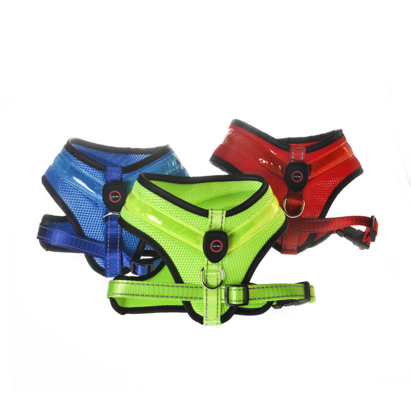 LED Light Dog Harness
