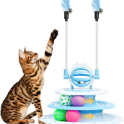 Interactive Cat Puzzle Toy Set