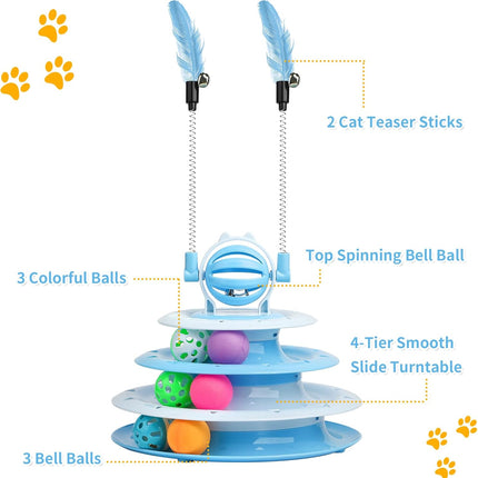 Interactive Cat Puzzle Toy Set