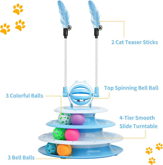 Interactive Cat Puzzle Toy Set