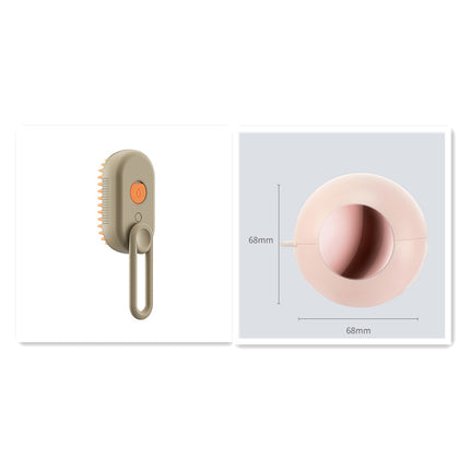 3-in-1 Pet Steam Grooming Brush