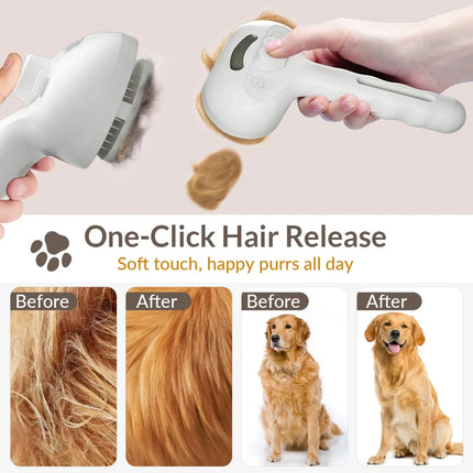 3-in-1 Pet Steam Brush