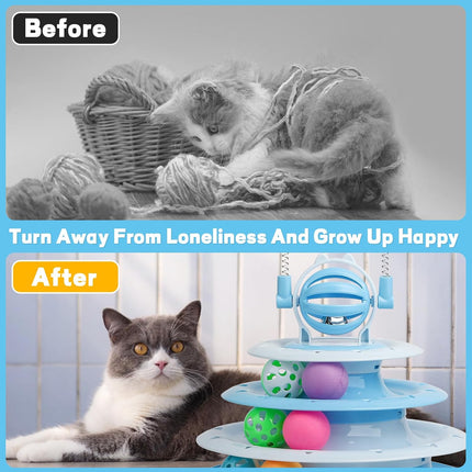 Interactive Cat Puzzle Toy Set