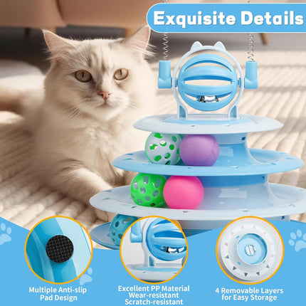 Interactive Cat Puzzle Toy Set